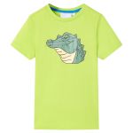Tricou pentru copii, lime, 128 GartenMobel Dekor