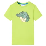 Tricou pentru copii, lime, 128 GartenMobel Dekor