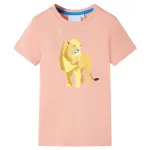 Tricou pentru copii, portocaliu deschis, 116 GartenMobel Dekor