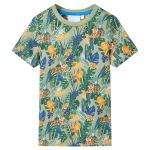 Tricou pentru copii cu mâneci scurte, multicolor, 116 GartenMobel Dekor