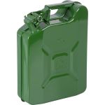 Canistră metalică pentru combustibil JerryCan LD10, 10 L, verde, cu siguranță