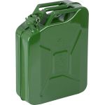 Canistră metalică pentru combustibil JerryCan LD20, 20 L, verde, cu siguranță