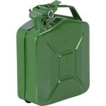 Canistră metalică pentru combustibil JerryCan 5L, verde, cu siguranță