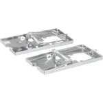 Set 2 capcane metalice pentru șoareci Ironkiller MH5079S, 120x65 mm