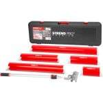 Set gletiere Strend Pro Premium ergonomice, 5 lame, tija telescopica, in valiza