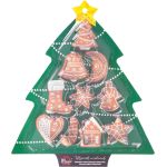 Set 10 forme decupat fursecuri de Crăciun MagicHome, inox