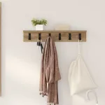 Răcător de paltoane montat pe perete Pe perete Stejar Artizanal GartenMobel Dekor