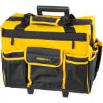 Geantă textilă pentru scule Strend Pro cu roți și mâner telescopic, 44x24x42 cm