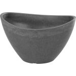 Ghiveci Strend Pro Stone 20 cm, gri, efect piatră, pentru interior/exterior