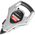 Bandă de măsurare din oțel Strend Pro Premium LWX5013, 50 m, derulare rapidă