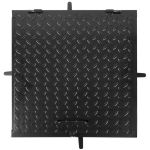 Capac canalizare MC60 600x600 mm, negru, cu închidere, max. 150 kg