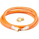 Prepojovací set Meva, hadica, k ohrievaču Olymp a variču Dual Compact, k 2 kg PB fľaši