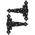 Set 2 balamale decorative pentru usi MH025502, 152 mm, pana la 18 kg