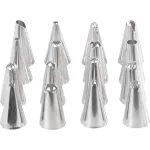 Set 16 duiuri pentru decorare MagicHome din inox, mix modele