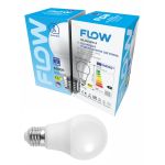 Bec LED A60 10W, E27, 6500K – Lumină rece FLOW FBLA6010W-R