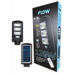 Corp stradal LED cu panou solar 120W 6500K FLOW – FPL120W-CS