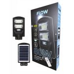 Corp stradal LED cu panou solar 80W 6500K FLOW – FPL80W-CS