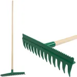 Greblă de nivelare R140, 13 dinți, plastic, coadă 160 cm