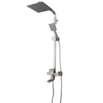 Baterie cadă-duș Mixxus KUB-009-J cu coloană de duș 120 cm, crom