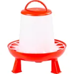 Set hrănitoare și adăpătoare GoodFarm pentru păsări, 6 kg, cu picioare