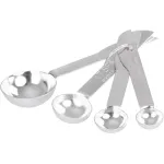 Set 4 linguri de măsurat din inox MagicHome, 1,25–15 ml
