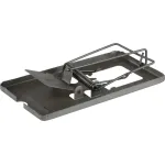 Capcană metalică pentru șobolani, neagră, 165x90 mm – armare rapidă