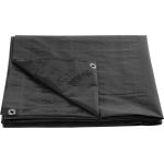 Prelată acoperire Tarpaulin Strong 4x5 m, 200 g/m², antracit, cu ocheți