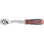 Clichet Strend Pro Premium ComfortGrip 3/8" cu pârghie, 205 mm, 72 dinți