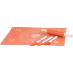 Set de copt MagicHome, 5 piese din silicon: sucitor, 2 spatule, pensula si covoras