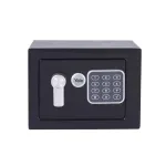 Seif Yale Value mini, negru, cu inchidere electronica si cheie (YSV/170/DB2)