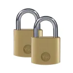 Set 2 lacăte Yale Standard Security 40 mm, cheie unică, 3 chei incluse