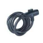 Antifurt bicicletă Yale YCK0 cu cheie, cablu oțel 12 mm, 2 m