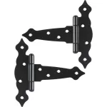 Set balamale decorative pentru uși și porți MH025501, 127 mm, 2 buc