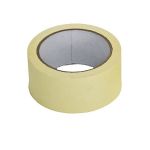 Bandă adezivă din hârtie pentru mascare, 48 mm x 35 m, galbenă
