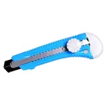 Cutter 18 mm din plastic cu sina metalica si surub blocator, lama segmentata