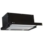 Hotă telescopică incorporabilă Tornado Storm 1200, 60 cm, 1200 m³/h, negru