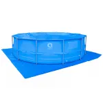 Piscină rotundă cu cadru metalic 427 x 84 cm, cu filtru și scară Avenli