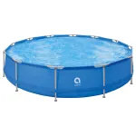 Piscină rotundă cu cadru metalic 427 x 84 cm, cu filtru Avenli