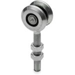 Carucior cu 2 role pe rulment, pentru porti glisante/suspendate, profil sina in sistem 25, maxim 30 kg MultiMark GlobalProd