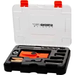 Set Strend Pro Premium pentru găurire îmbinări oblice cu dibluri, 55 piese