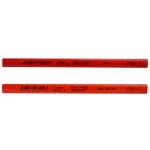 Creion de tâmplărie din grafit Koh-I-Noor 17,5 cm, roșu, pentru marcare