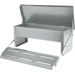 Hranitor automat pentru gaini Strend Pro, cu pedala, 5 kg, otel zincat