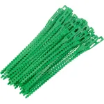 Benzi de legare pentru plante Strend Pro, 130 mm, verzi, set 50 buc