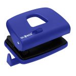 Perforator de birou Globox albastru, capacitate 20 coli, pentru documente A4