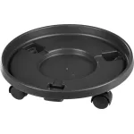 Suport ghiveci cu roți Strend Pro, mobil, 33,5x33,5x8,5 cm, 10 kg