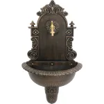 Lavoar de grădină Gardens LT-DC018, aspect cupru, 440x210x750 mm