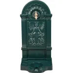 Lavoar de grădină Strend Pro cu robinet, verde, 390x320x830 mm