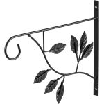 Suport metalic pentru ghiveci suspendat Strend Pro, negru, 30,5x25 cm