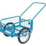 Cărucior de transport Victor Blue cu roți pneumatice, sarcină max. 100 kg