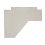 Placă șamotă pentru sobă Thalia Ewa, 23,5×6×22 cm (Strend Pro)